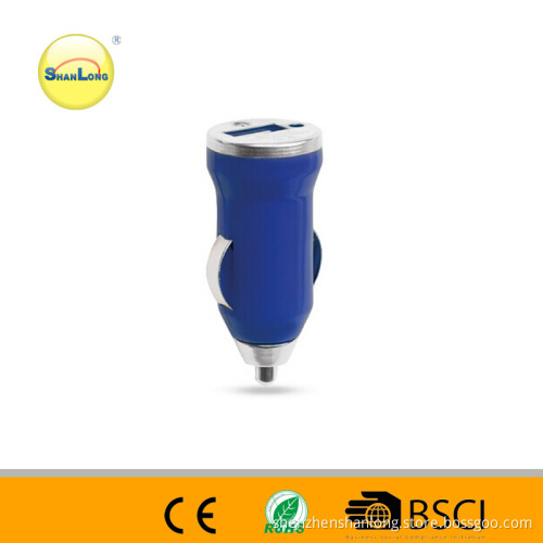 5V 1A Latest Hot Sale Colorful USB Car Charger for Mobile Phone for iPhone 5 with Factory Low Price CE FCC Rohs